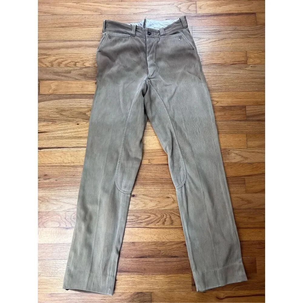 Vintage 1940s Equestrian Breeches Jodhpurs Pants